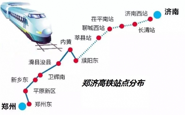濟(jì)鄭高鐵全線貫通！兩地1小時(shí)43分可達(dá)